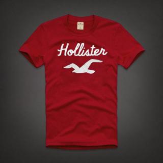 Tee shirt Hollister Homme Rouge